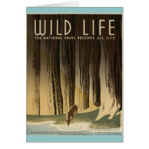 Preserve Wild life Greeting Card
