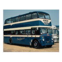 Preserved Leyland decker owned by ""The Delaine"" Post Cards
