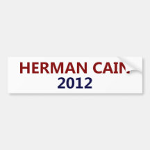 Président 2012 de Herman Caïn Adhésifs Pour Voiture