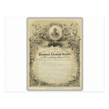 President abe lincoln inaugural address postcard