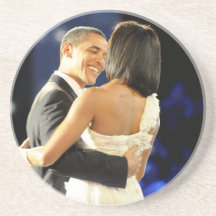President Barack & Michele Obama Drink Coasters
