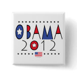 President Barack Obama 2012 Gear Buttons
