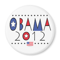 President Barack Obama 2012 Gear Refrigerator Magnet