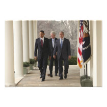 President Barack Obama and former presidents
