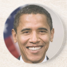 President Barack Obama Drink Coaster