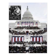 President Barack Obama inauguration 2009 Postcards
