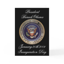 President Barack Obama Inauguration Day Greeting Card