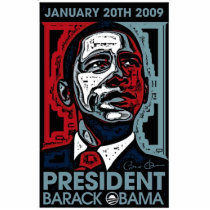 President Barack Obama January 20th 2009 Acrylic Cut Out