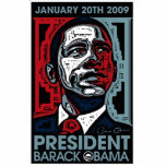 President Barack Obama January 20th 2009 photo sculptures