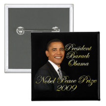 President Barack Obama Nobel Peace Prize Pins