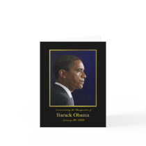 President Barack Obama - Paper Greeting Card