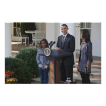 President Barack Obama pardons the