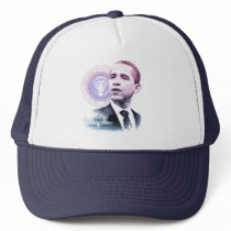 President Barack Obama Portrait Mesh Hats