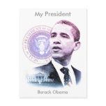 President Barack Obama Portrait Postcards