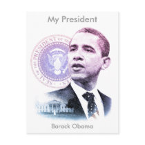 President Barack Obama Portrait Postcards