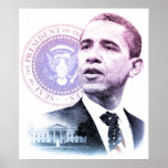President Barack Obama Portrait posters