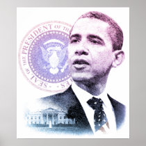 President Barack Obama Portrait Poster