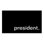 President Business Card