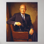 President Eisenhower Painting Print