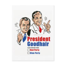 President Goodhair Postcards