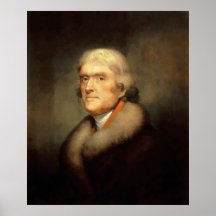 President Jefferson Painting Poster