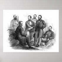 President Lincoln and His Commanders Posters