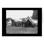 President Lincoln at Antietam 1862 Card