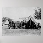 President Lincoln Visiting the Battlefield Poster