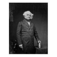 President Martin Van Buren Postcards