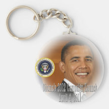 President Obama 2012 Campaign Launch Key Chains
