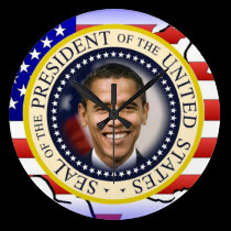 President Obama 2012 Re-election wall clocks