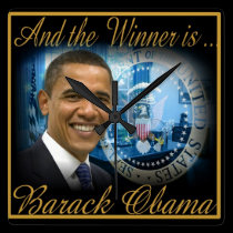President Obama 2012 Re-election wall clocks