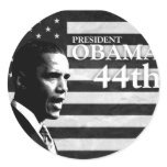 president Obama 44 gs Round Sticker