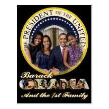 PRESIDENT OBAMA America's First Family Post Cards