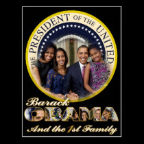 PRESIDENT OBAMA AND FRIST FAMILY postcards