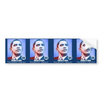 President Obama, Change is Now Sticker Bumper Sticker