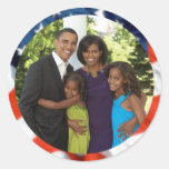 President Obama Collectibles Round Stickers
