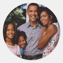 President Obama First Family Stickers