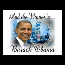 PRESIDENT OBAMA Historical Re-election postcards