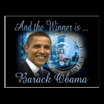 PRESIDENT OBAMA Historical Re-election postcards
