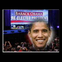 PRESIDENT OBAMA Historical Re-election postcards