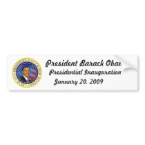 President Obama Inauguration Bumper Sticker