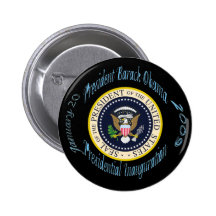PRESIDENT OBAMA Inauguration Commemorative Pinback Buttons