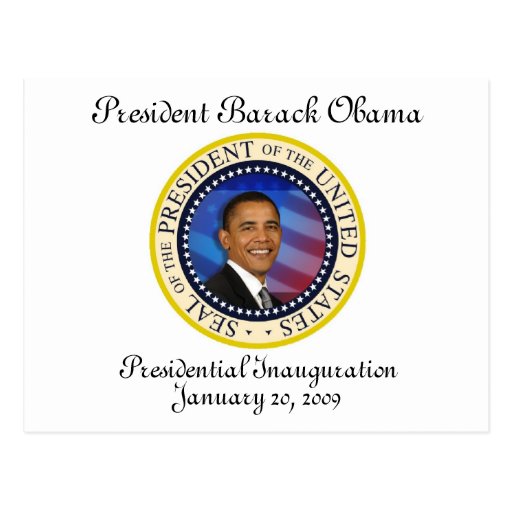 PRESIDENT OBAMA Inauguration Commemorative Postcards