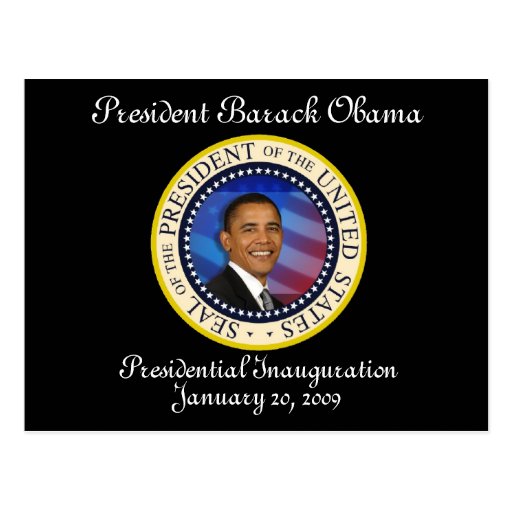 PRESIDENT OBAMA Inauguration Commemorative Postcards