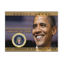 President Obama Inauguration Day Commemorative Post Card