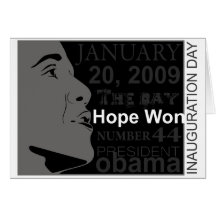 President Obama - Inauguration day Greeting Cards