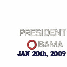 PRESIDENT OBAMA INAUGURATION EMBROIDERED POLO