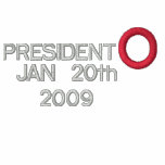 PRESIDENT OBAMA INAUGURATION EMBROIDERED T-SHIRT embroidered shirts