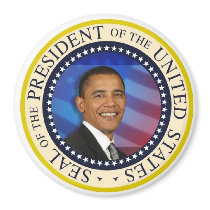 President Obama Keepsake Large 3" Fridge Magnets